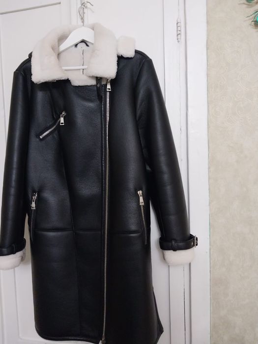 Дубленка зимняя 54р отличного качества