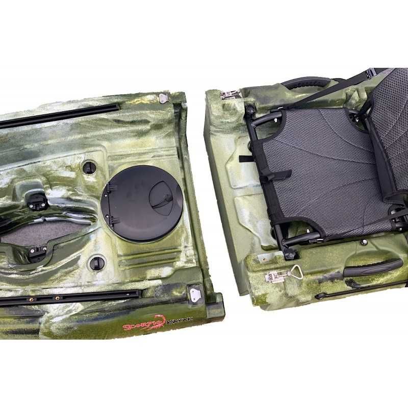 Каяк SCORPIO DUO PEDAL FLAP MODULAR - 4.20 метра - Двуместен