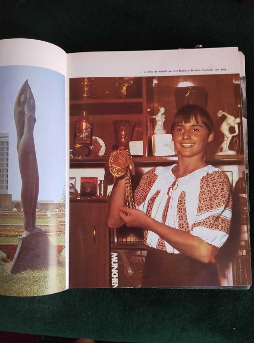 Album semnat Nadia Comăneci 1977