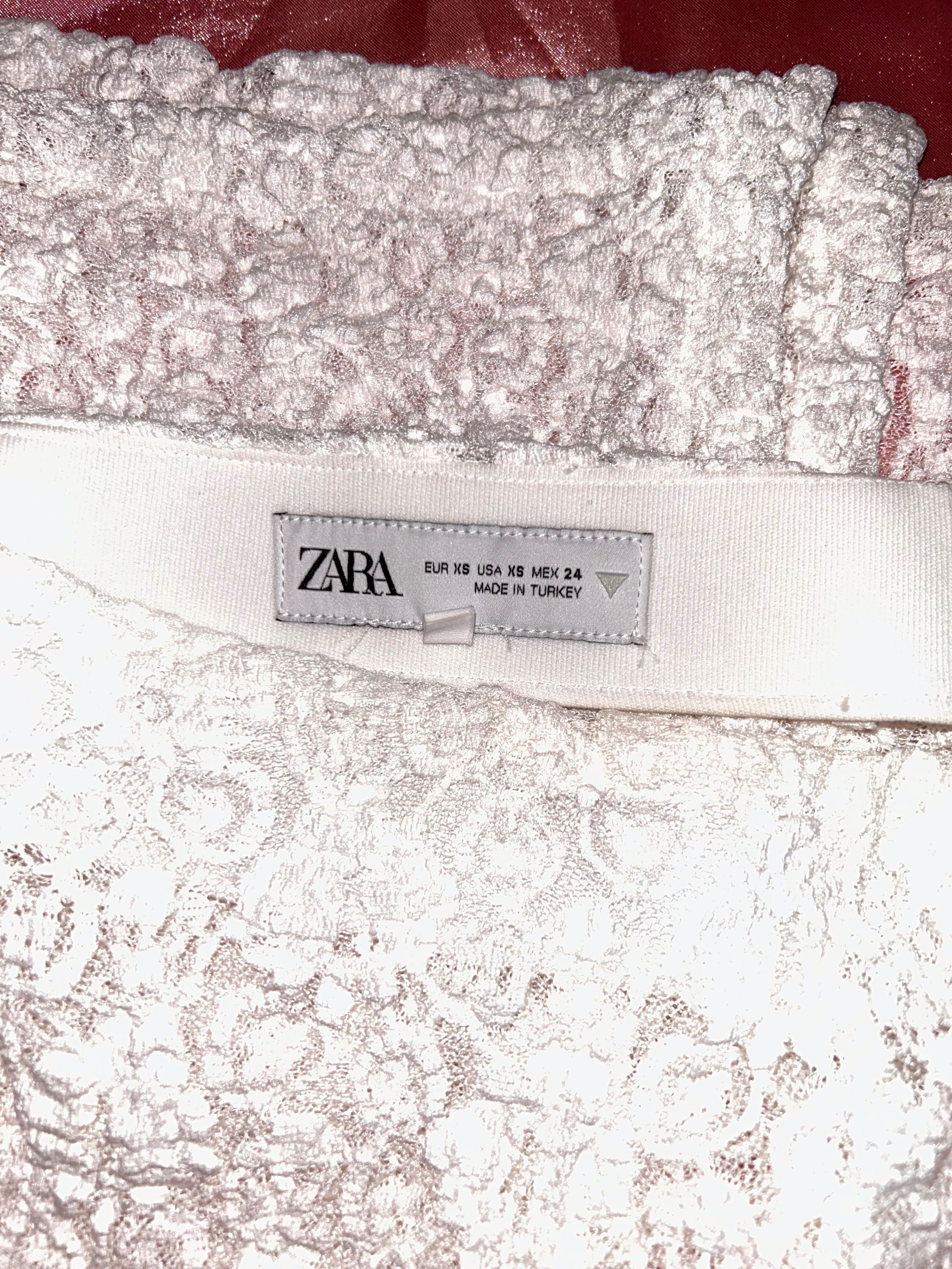 Zara дантелен панталон