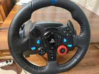 Logitech G29 – Volan + pedale, stare excelentă, compatibil PS4/PS5/PC