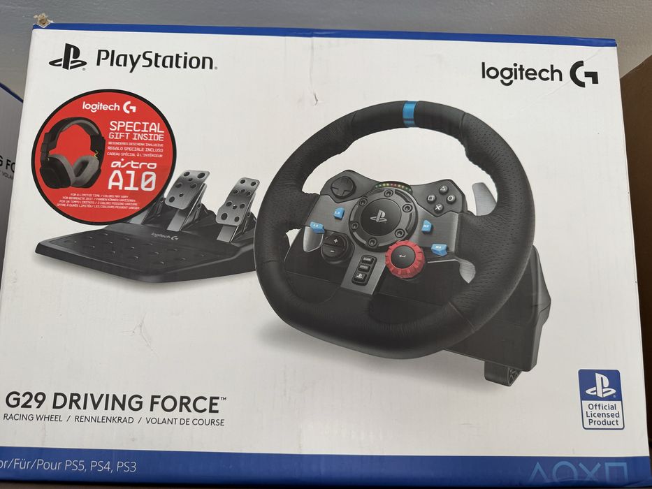 Волан и слушалки - Logitech Driving Force G29 PS3/PS4/PS5/PC