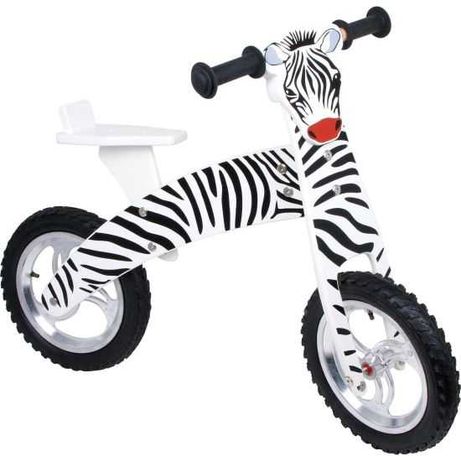 Bicicleta fara pedale din lemn pentru copii "Zebra"