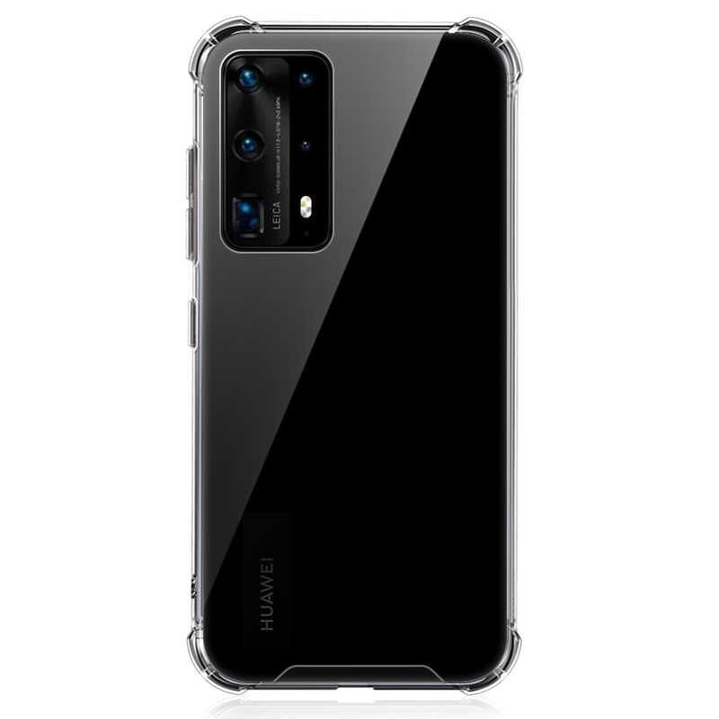 Huawei P30 P40 PRO / LITE Husa Anti Soc Ramforsata Silicon Transparent