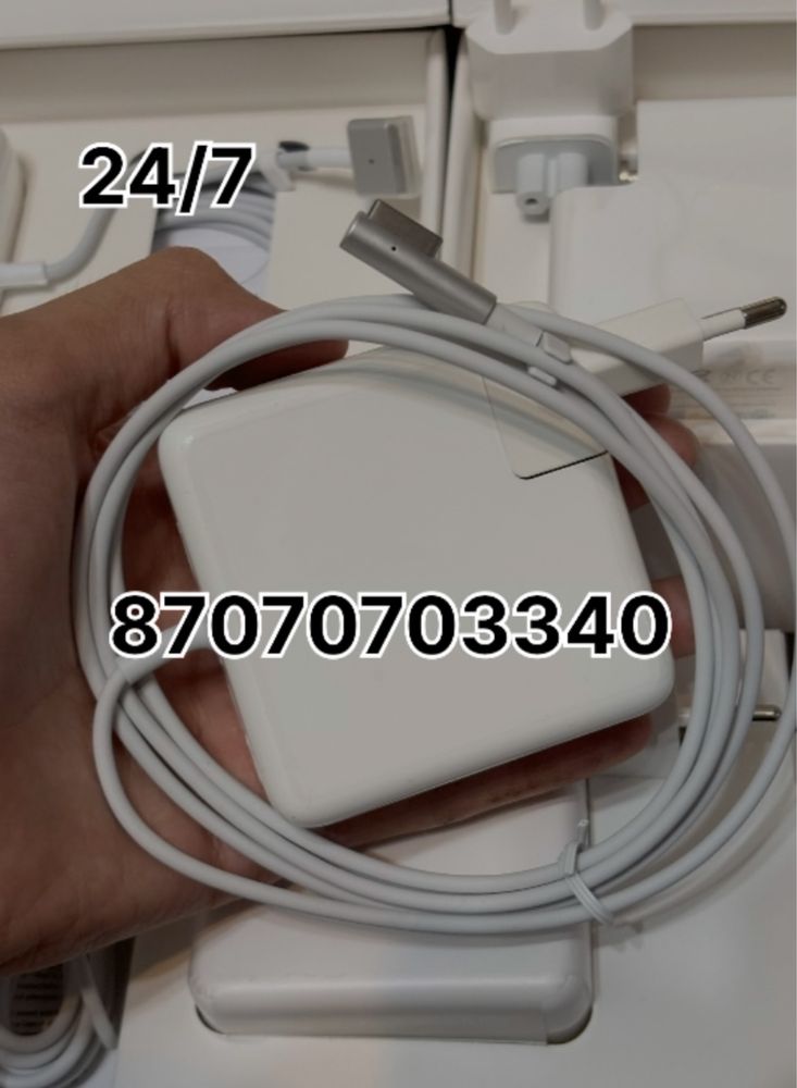 macbook зарядка блок питания 60w шнур штекер magsafe 2-3 type-c ноутбу