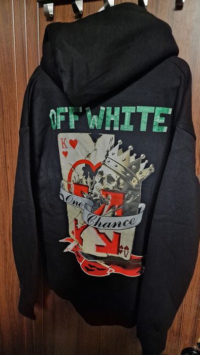 Hanorac off white barbati gros de iarna cadoul perfect