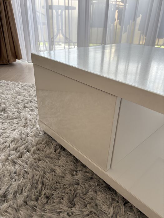 Vand masuta living alba - MDF