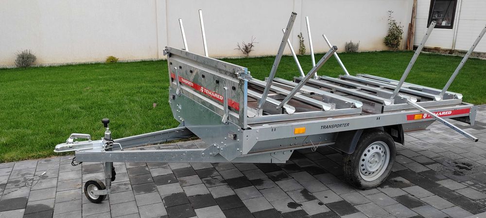 Remorca Temared 750kg, tip platforma, cu suport pt 8 biciclete VK