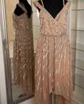 Rochie asimetrica de lungime midi, marime 38-40