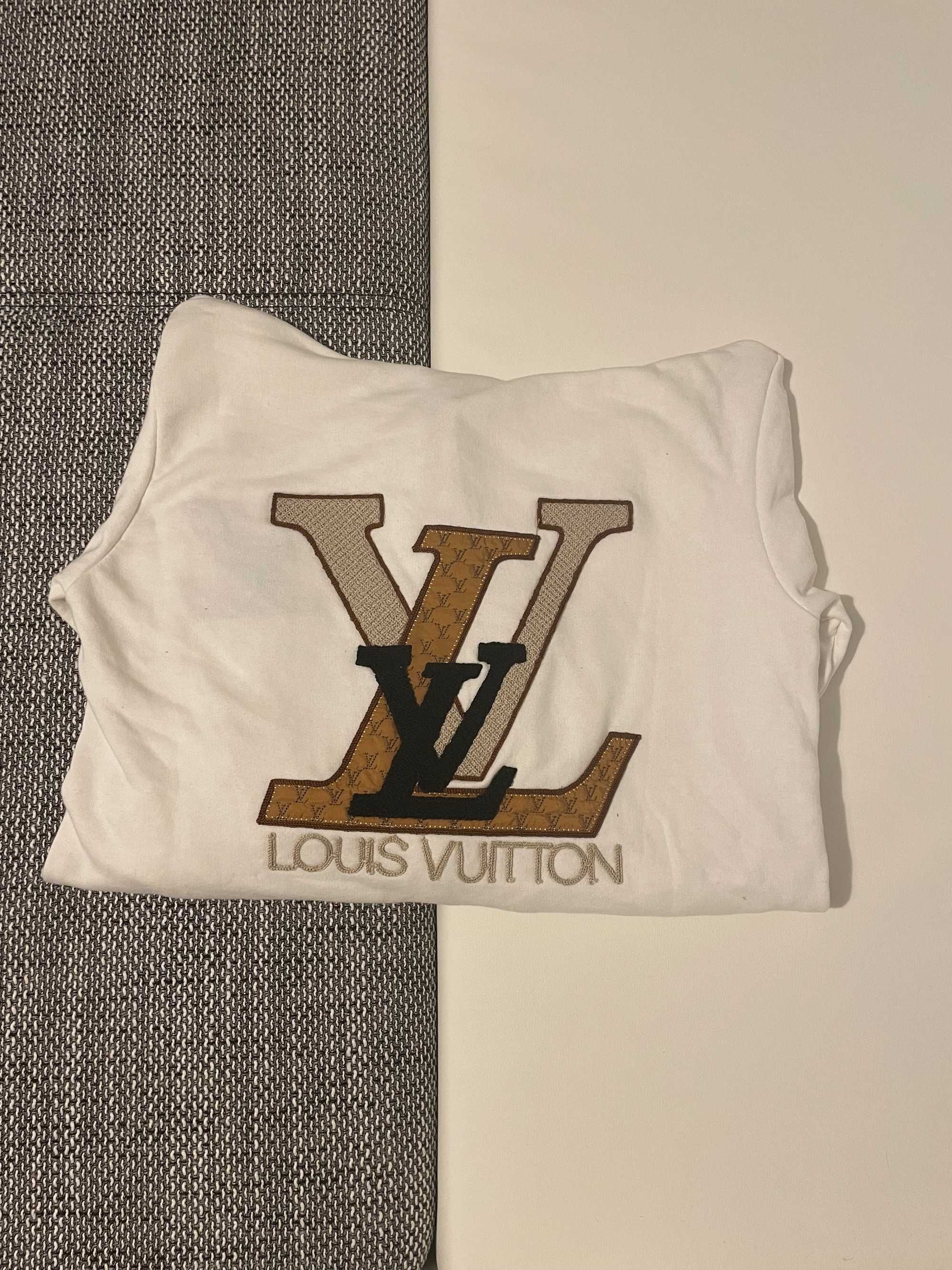 Hanorac Louis Vuitton unisex  Alb/Negru