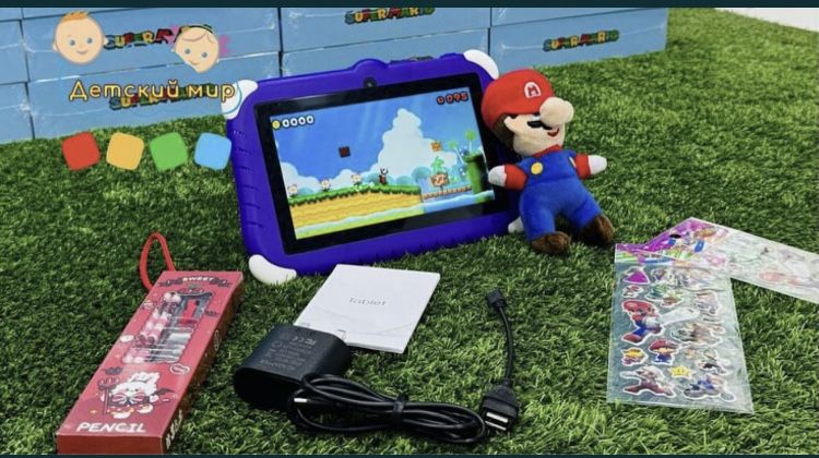 Детский планшет Super Mario detskiy planshet 4/128gb bolalar plansheti