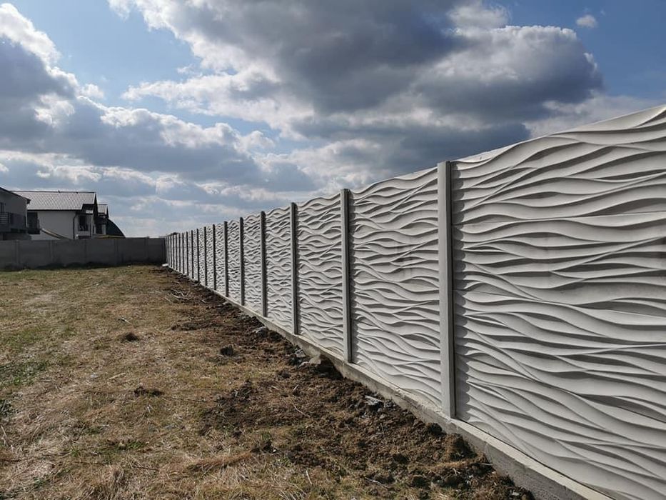 Placi gard beton