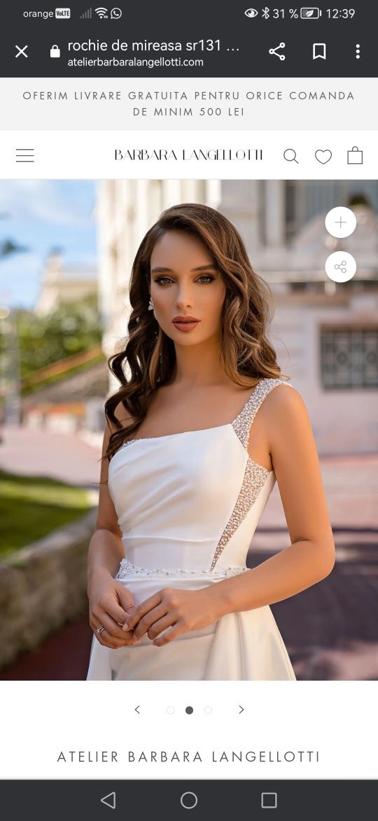 Rochie de mireasă, Barbara Langellotti