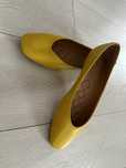 Balerini galbeni piele 40