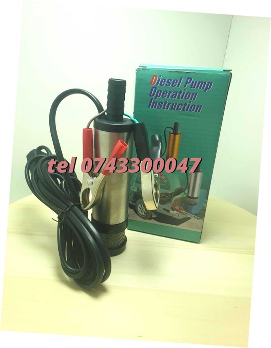 Pompa Electrica Submersibila 12v Motorina Apa Benzina Ulei Lichide