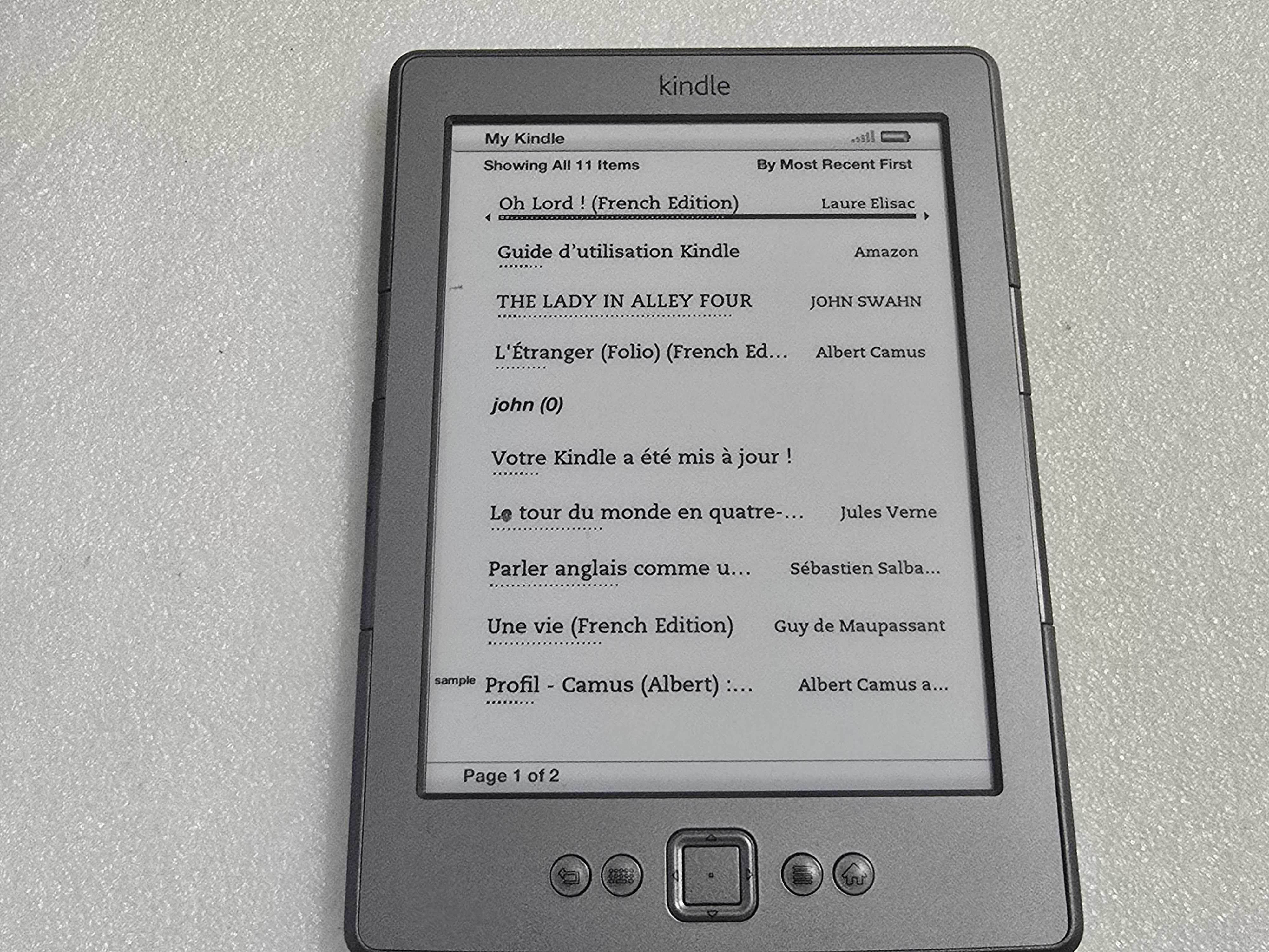 eBook Amazon Kindle 4 gen 2gb 6 Inch Wifi D01100 - poze reale