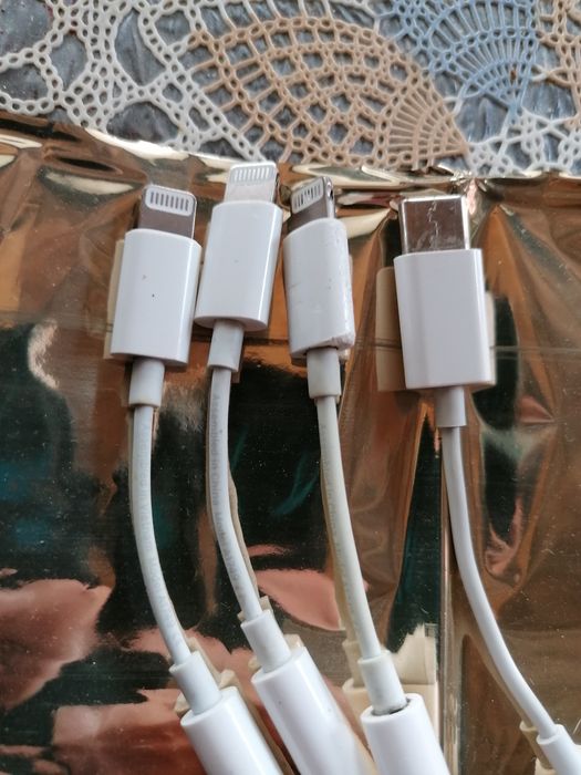 Mufa adaptoare lightning - jack 3,5 iphone