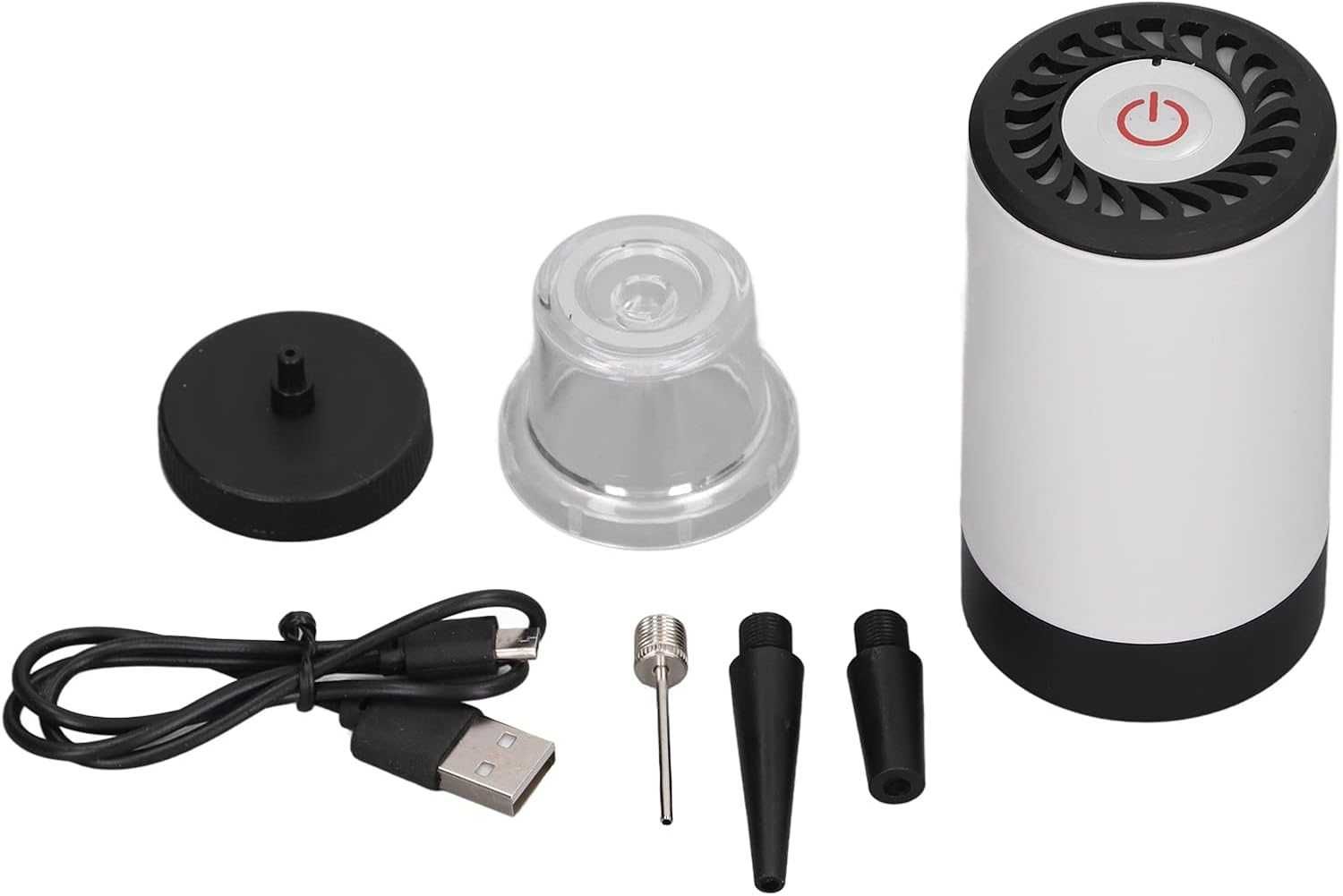 Aparat vidat alimente reincarcabil USB cu functie de pompare 5 duze