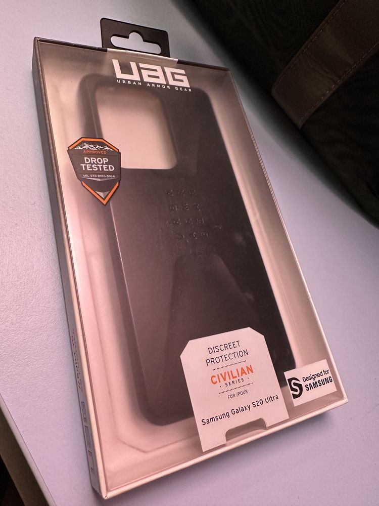 Husa Cover UAG Civilian pentru Samsung Galaxy S20 Ultra Black