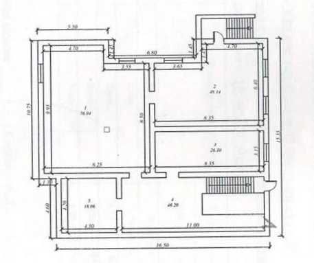 Yu Коммерческое помещение 257м2 цоколь жилого дома