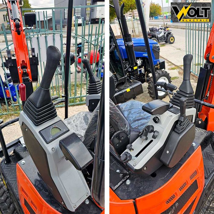 Мини багер 2 тона, с кабина, чупеща стрела, NT-E20