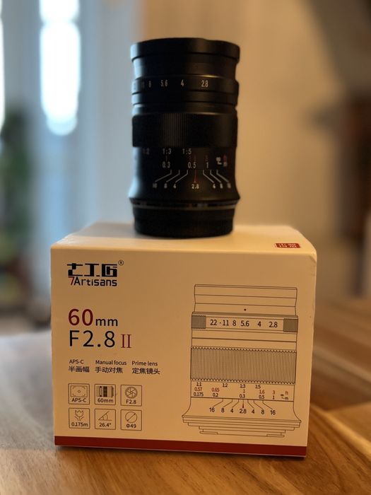 обектив 7artisans 60mm f/2.8 II Macro - Fujifilm X с 12м гаранция