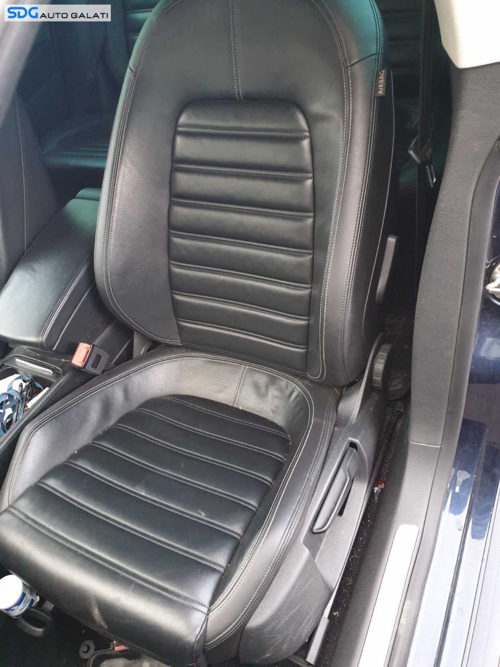 Interior Piele Neagra cu Incalzire Scaune Fata Stanga Dreapta Bancheta Sezut cu Spatar Volkswagen CC 2012 - 2017 [C3845] [C3838] [C3839]