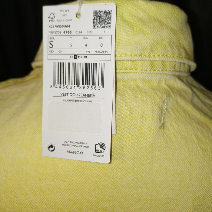 Rochie camasa Denim Mango S