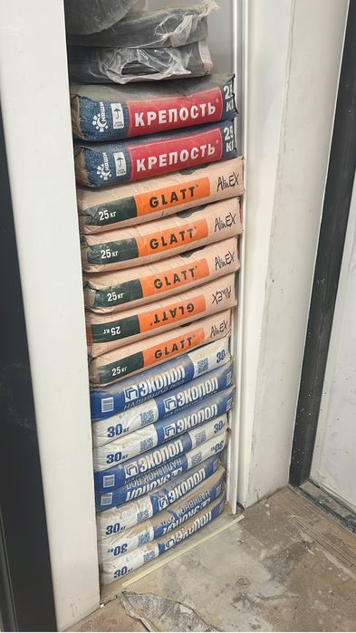 Глат, Экопол, клей Крепость