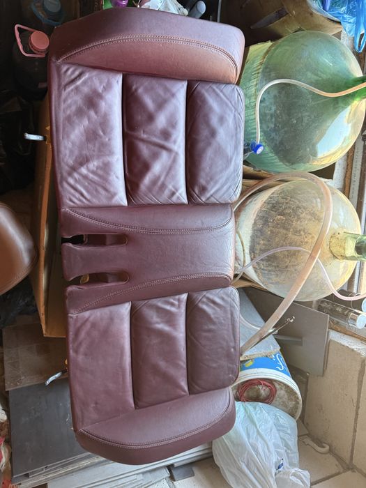 Interior piele Vw eos golf 5 jetta Volkswagen scaune visiniu rosu maro