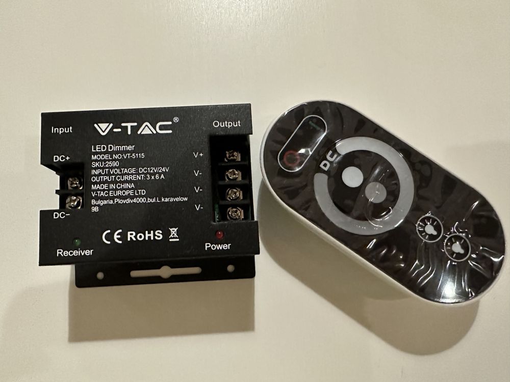 Controller LED dimabil cu telecomanda nou
