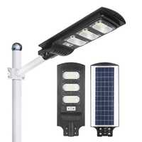 Lampa stradala proiector LED cu Incarcare Solara + telecomanda