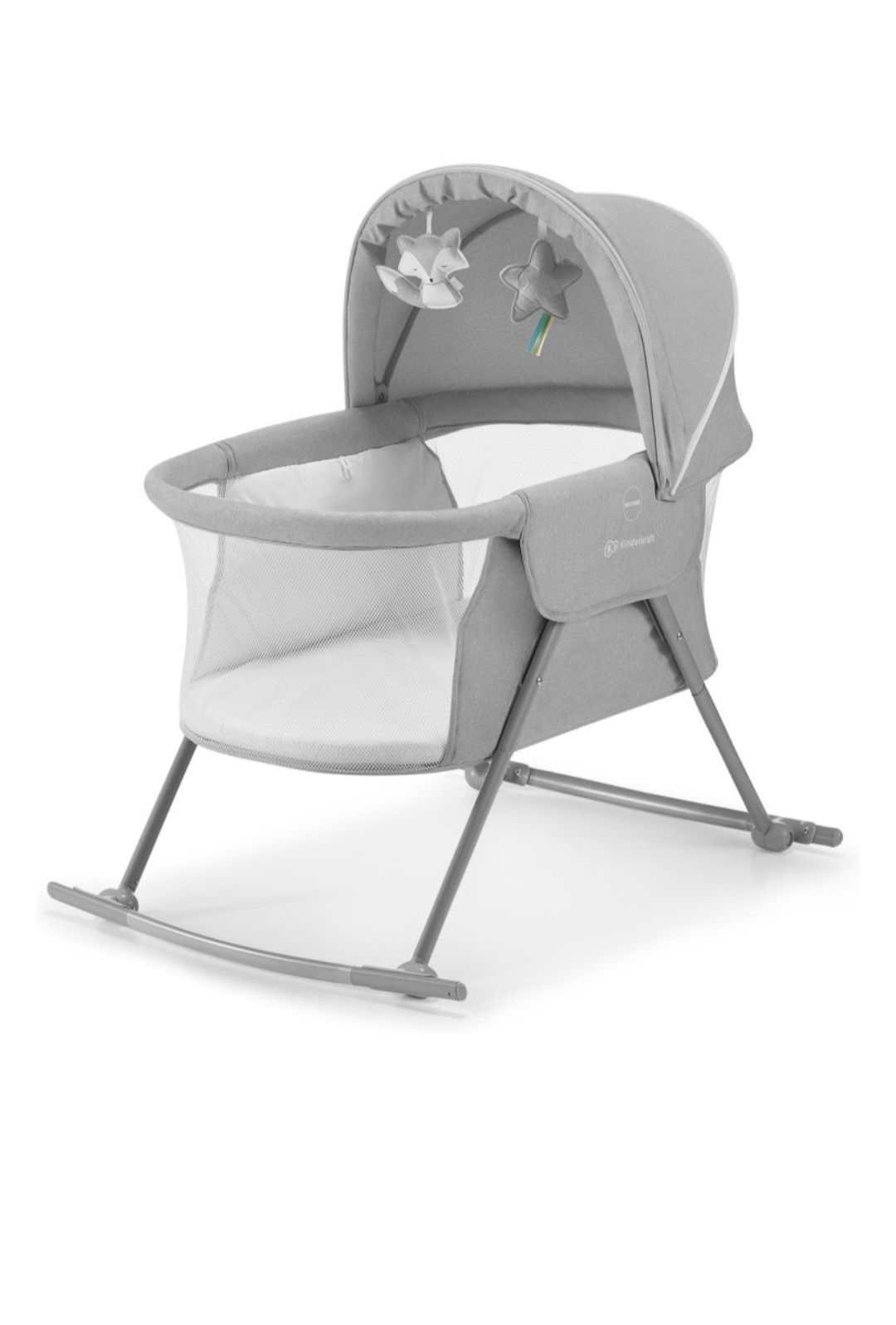 Продам кроватку люльку kinderkraft lovi grey