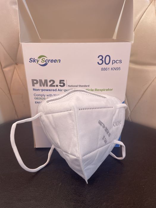 Măsti Non-powered Air-purifying Particle Respirator - Sky Screen FFP2