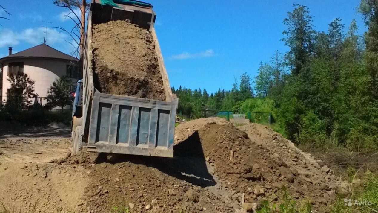 Доставка грунта и скальника по городу