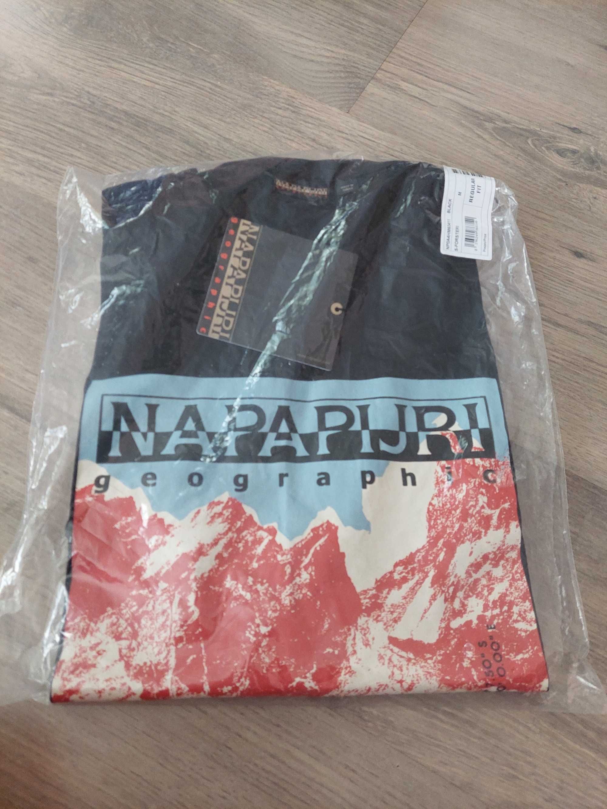 Оригинална, черна тениска Napapijri