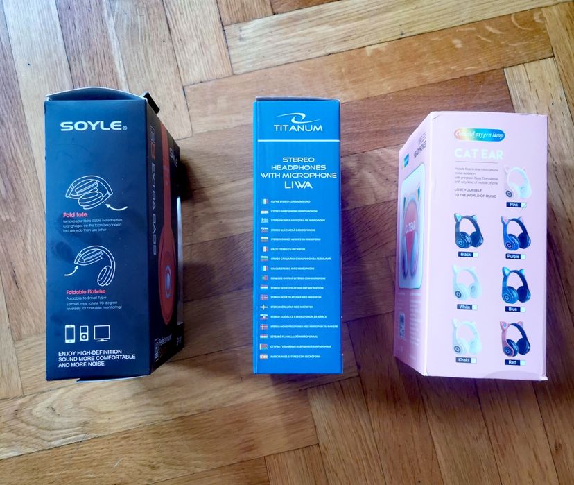 Слушалки различни видове 3 бр.