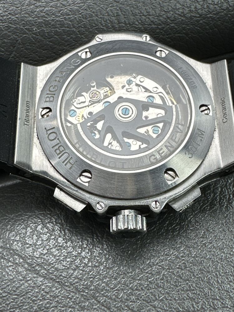 Hublot Big Bang Stainless steel Ceramic bazel Black dial