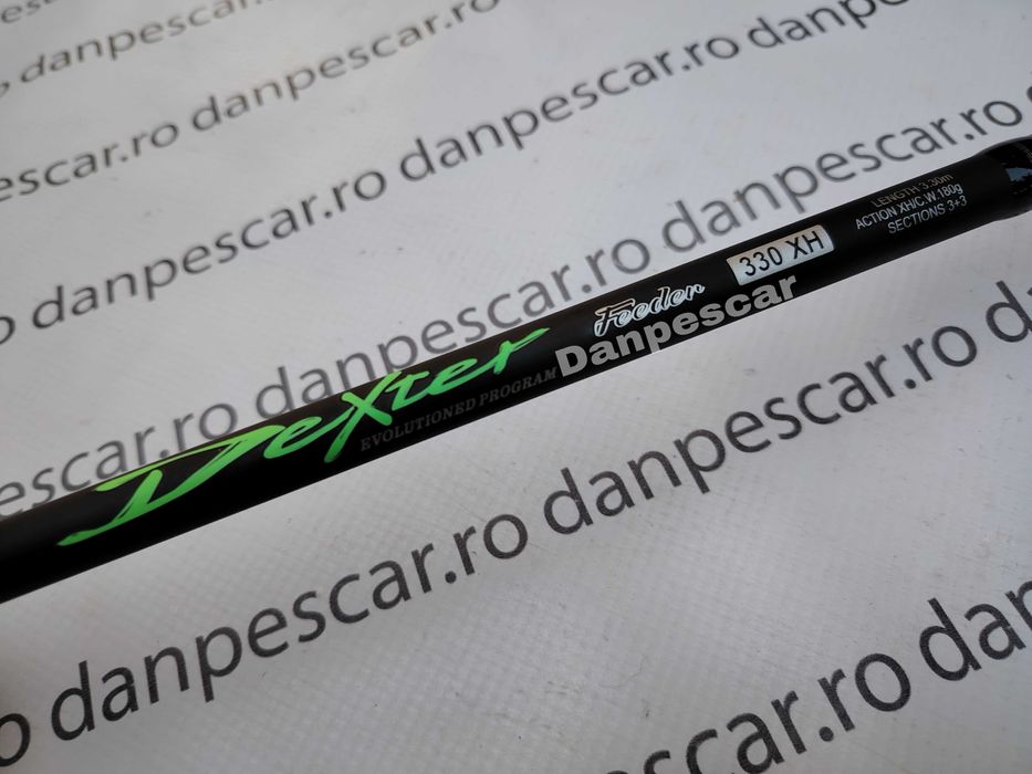Lanseta fibra de carbon Robinhan DEXTER Feeder 3,30metri Actiune:180gr