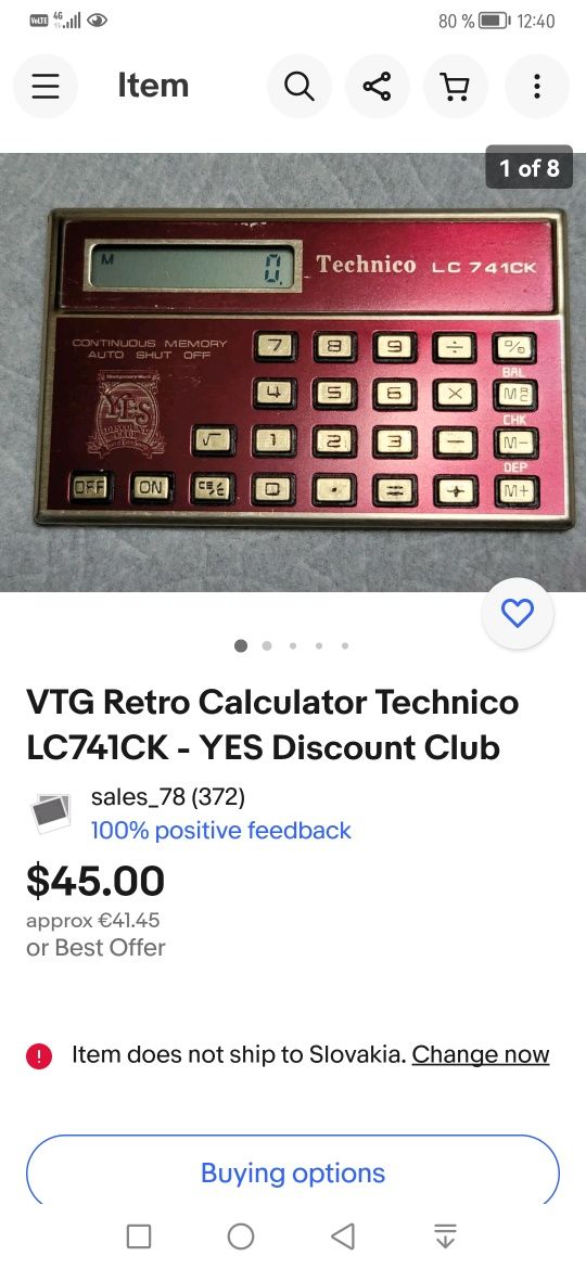 Calculator Technico lc 741ck