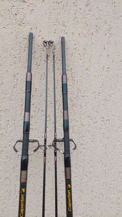 Set crap: 2 x okuma cb 60, 2 x caperlan xtrem 9 de 3.60m 3,25lb