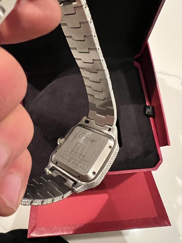 Cartier Santos ICED OUT