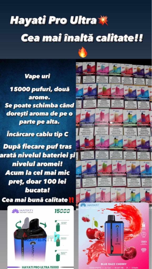 Hayati ultra 2 arome calitate de top...