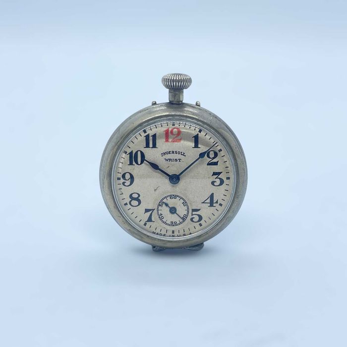 Ingersoll Midget 1916 година + документи джобен, настолен WWI часовник