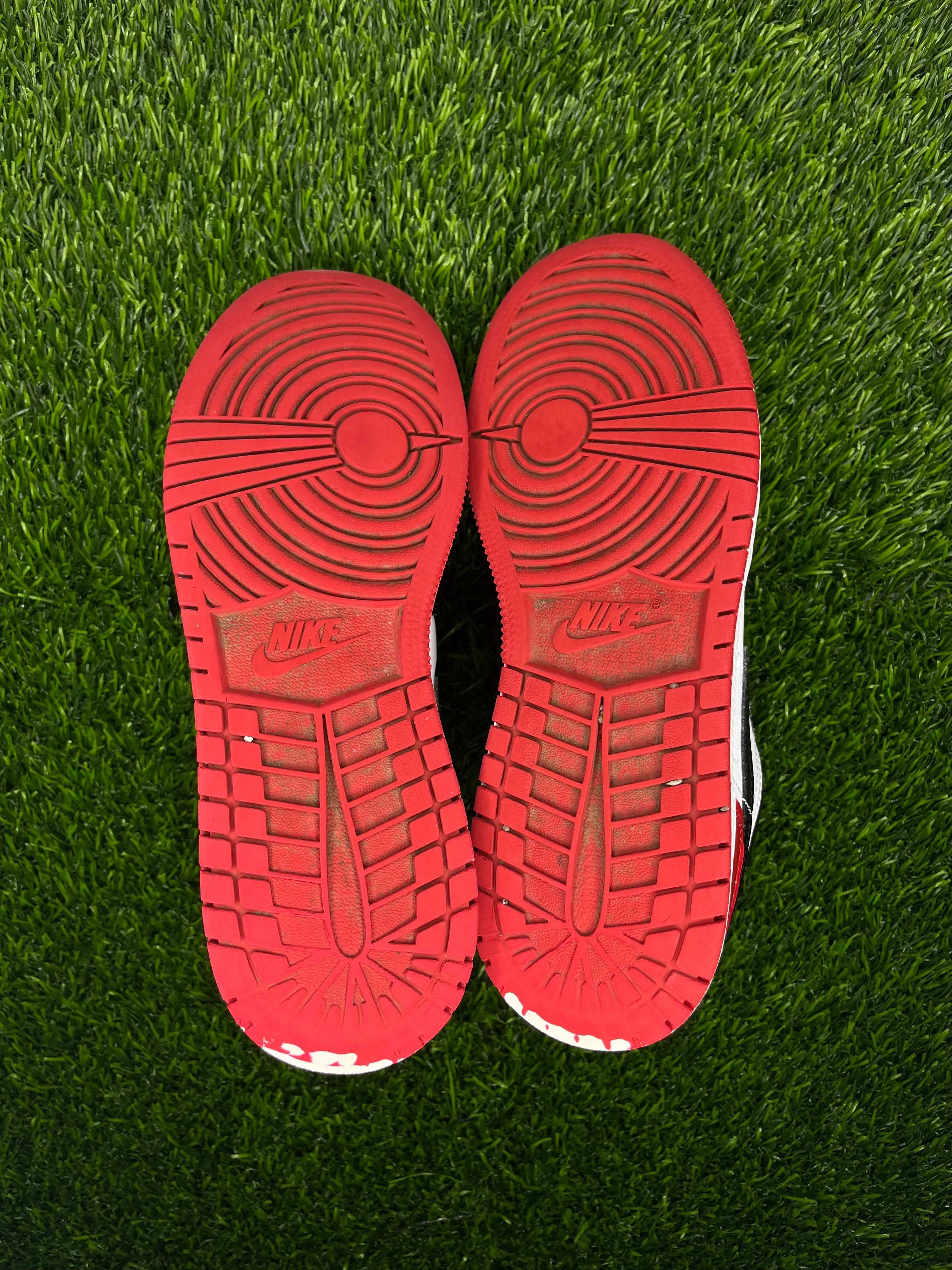 Nike Air Jordan 1 Low Bred Toe Дамски Маратонки