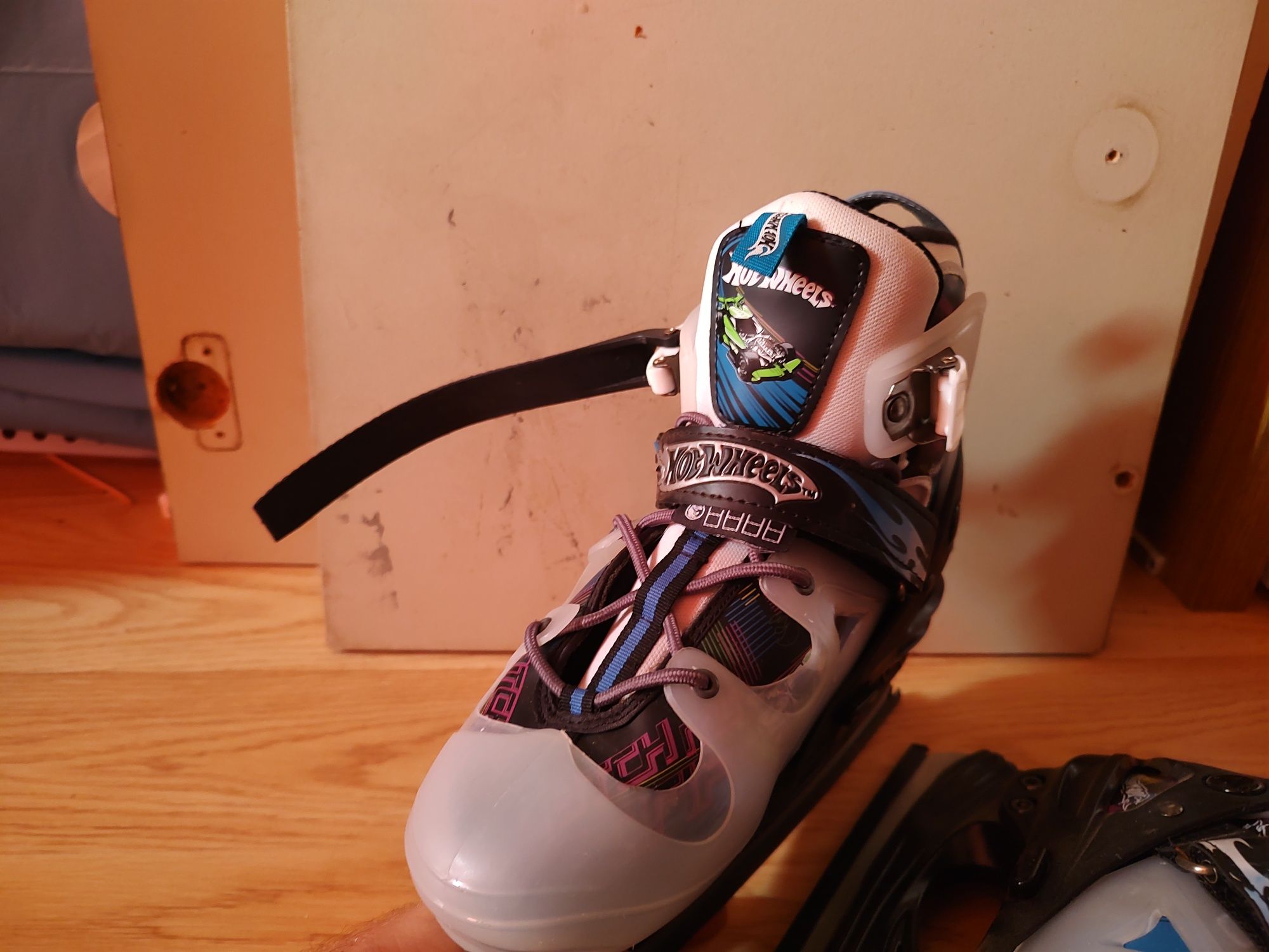 Patine gheata reglabile HotWheels copii