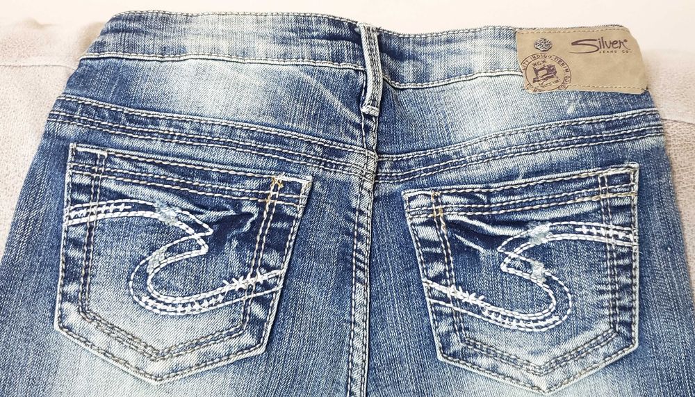 Детски дънки SILVER за момиченце 10 год.