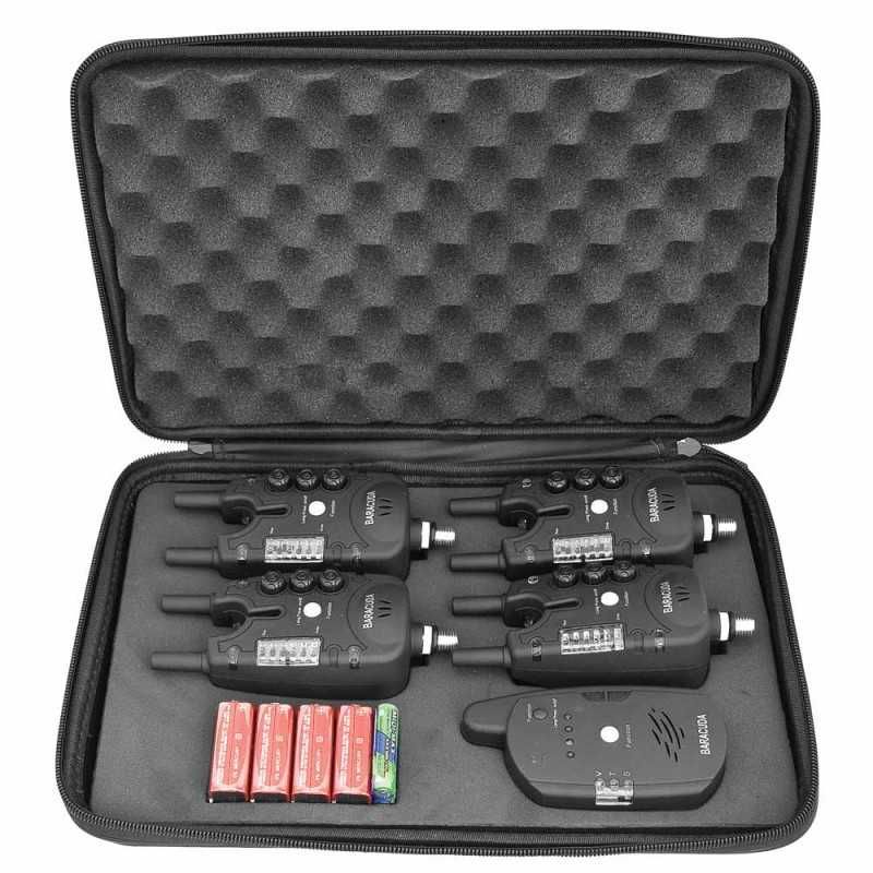 STATIE Set 4 avertizoare wireless TLI28 + receptor Baracuda