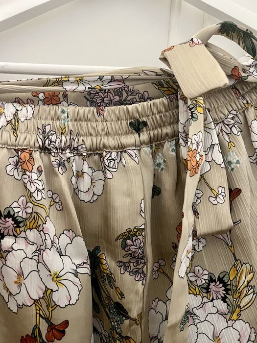 Salopeta camasa ie pantaloni boho chic vara imprimeu plaja