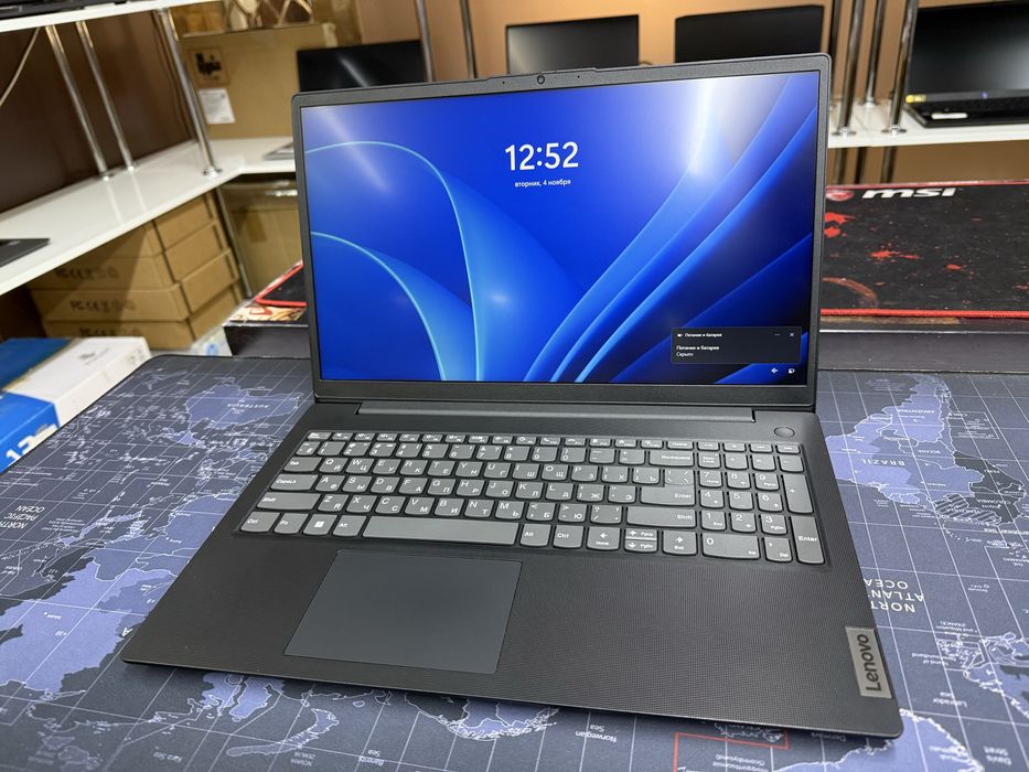Ноутбук Lenovo V15 - Ryzen 5-7520U/8Gb/512Gb/610M